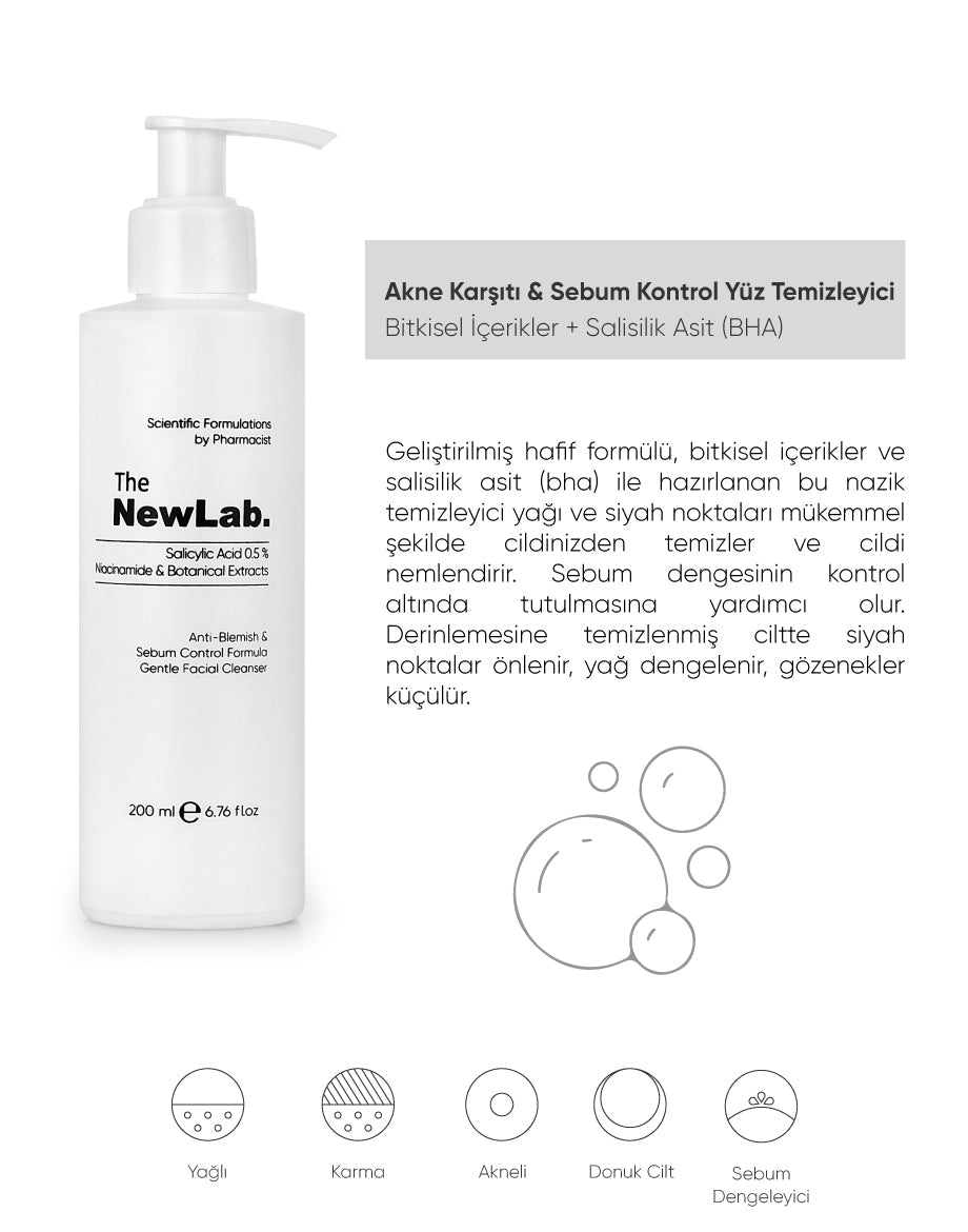 The NewLab Gözenek Sıkılaştırıcı Akne Önleyici Bakım Seti
