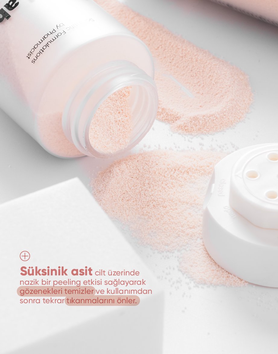 The NewLab Arındırıcı ve Yenileyici Enzim Toz Peeling (Mandelic Acid+Succinic Acid+Tartaric Acid+Papain)