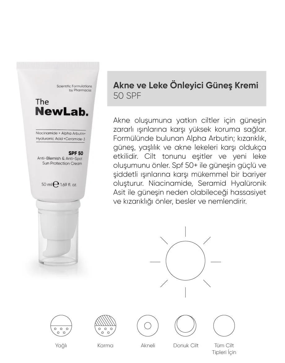 The NewLab Aydınlatıcı, Leke Karşıtı ve Güneş Koruyucu Bakım Seti