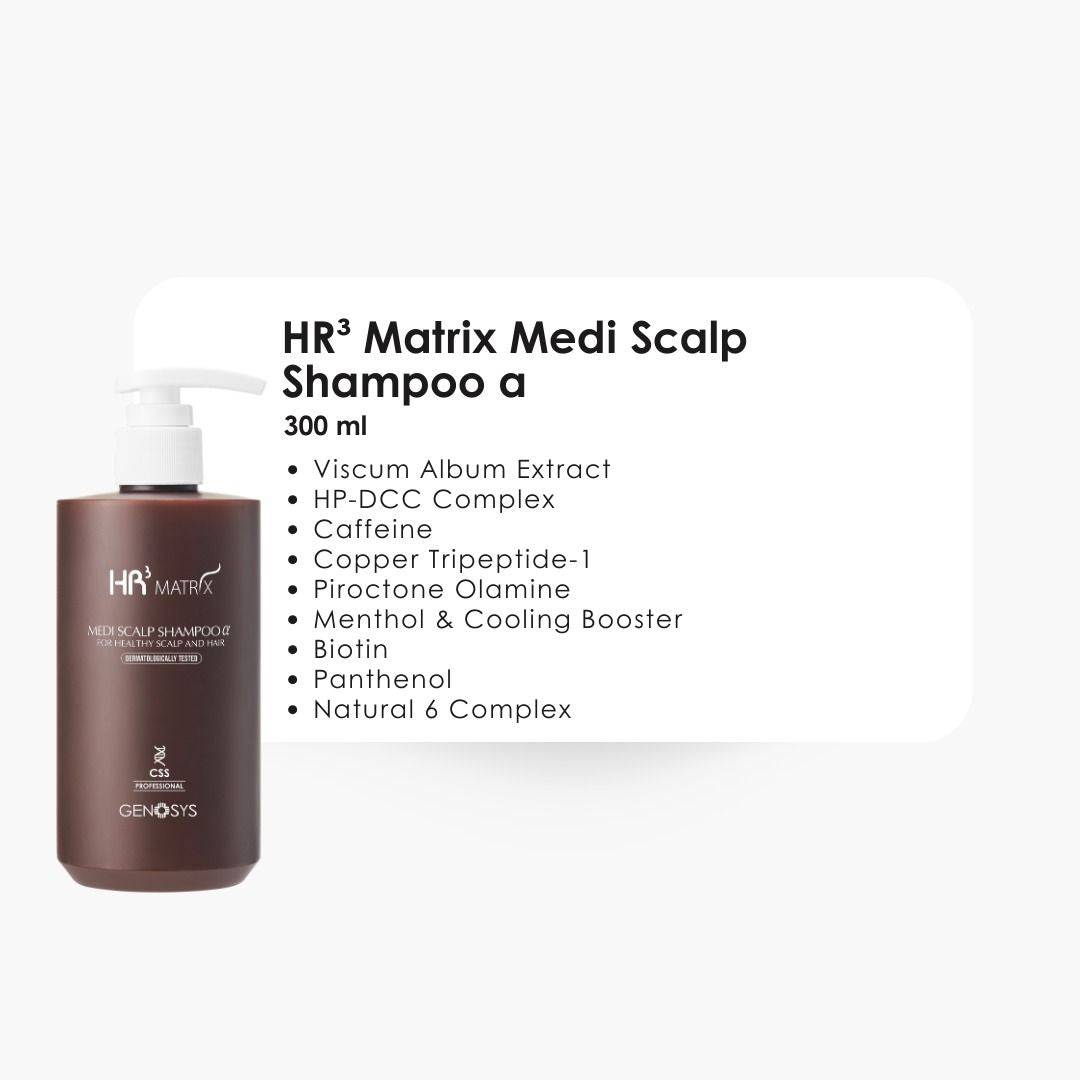 Genosys HR3 Matrix Medi Scalp Shampoo α