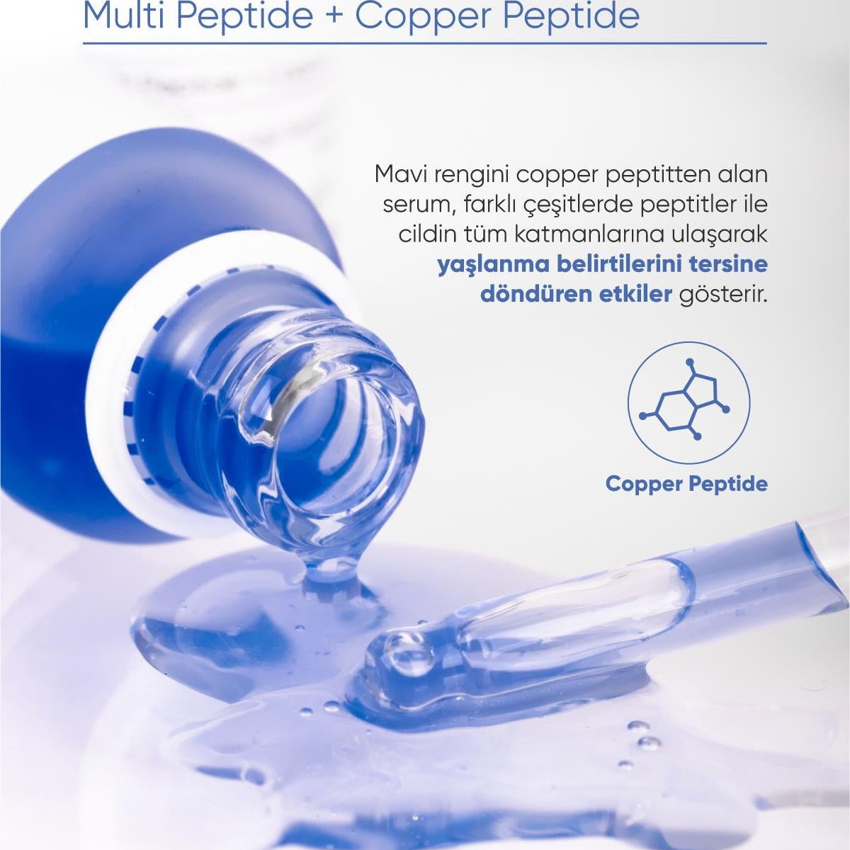 The NewLab Gelişmiş Yaşlanma Karşıtı Cilt Bakım Serumu (Multi Peptide + Copper Peptide %1)