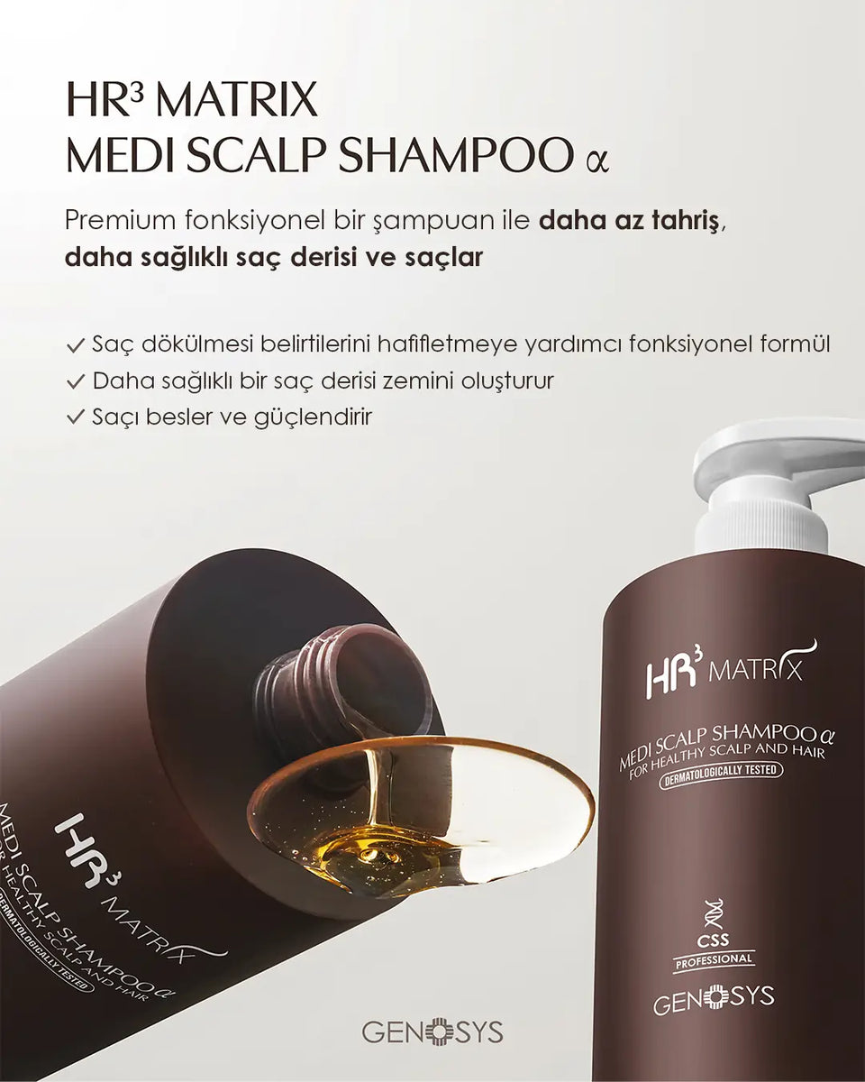 Genosys HR3 Matrix Medi Scalp Shampoo α