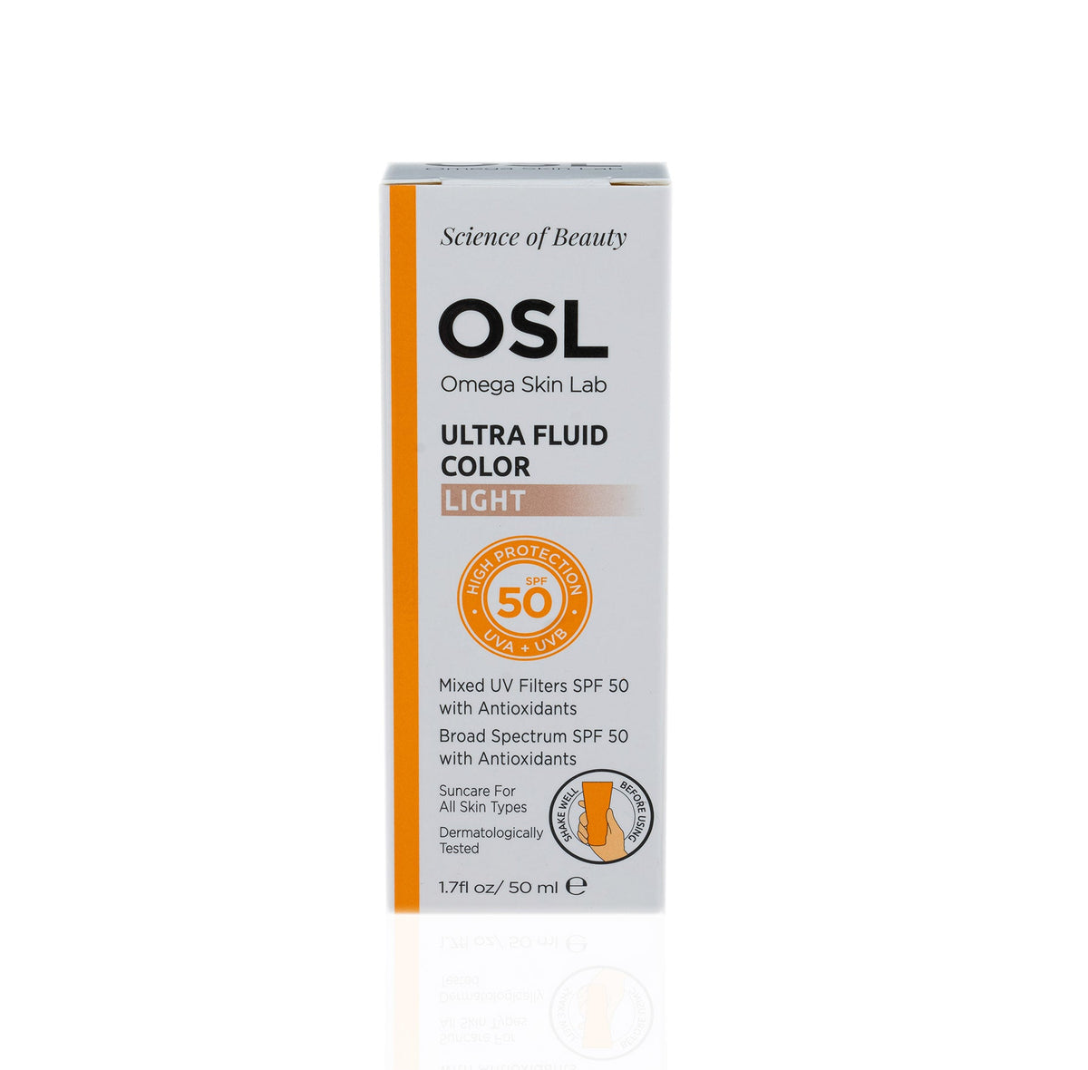 Omega Skin Lab Ultra Fluid Color Light SPF 50