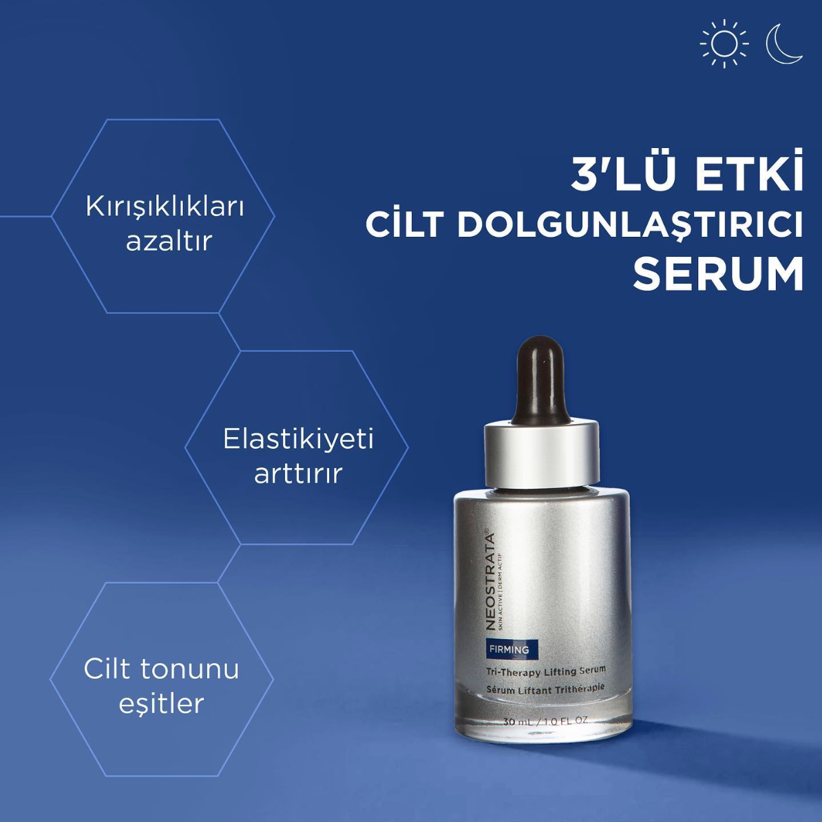 NeoStrata Skin Active 3'lü Etkili Cilt Dolgunlaştırıcı Serum