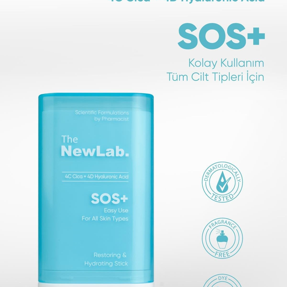 The NewLab Onarıcı ve Nemlendirici Stick Krem (4C Cica 4D Hyaluronic Acid)