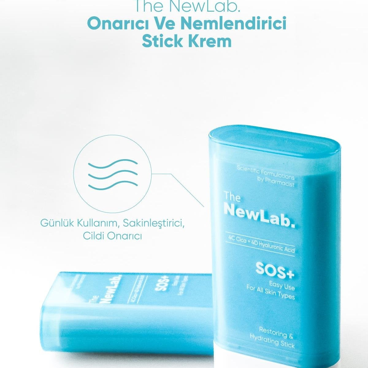 The NewLab Onarıcı ve Nemlendirici Stick Krem (4C Cica 4D Hyaluronic Acid)