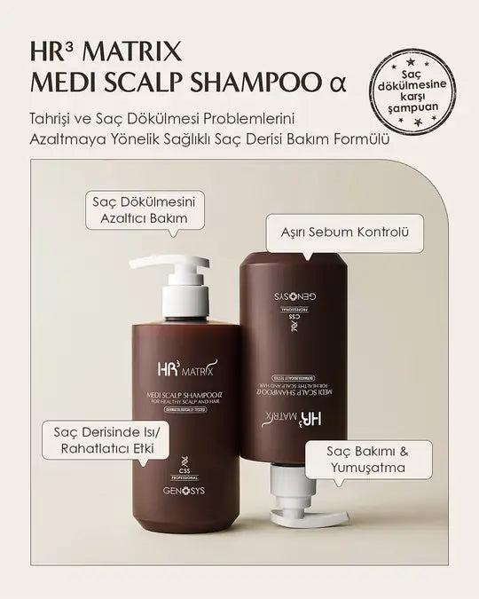 Genosys HR3 Matrix Medi Scalp Shampoo α