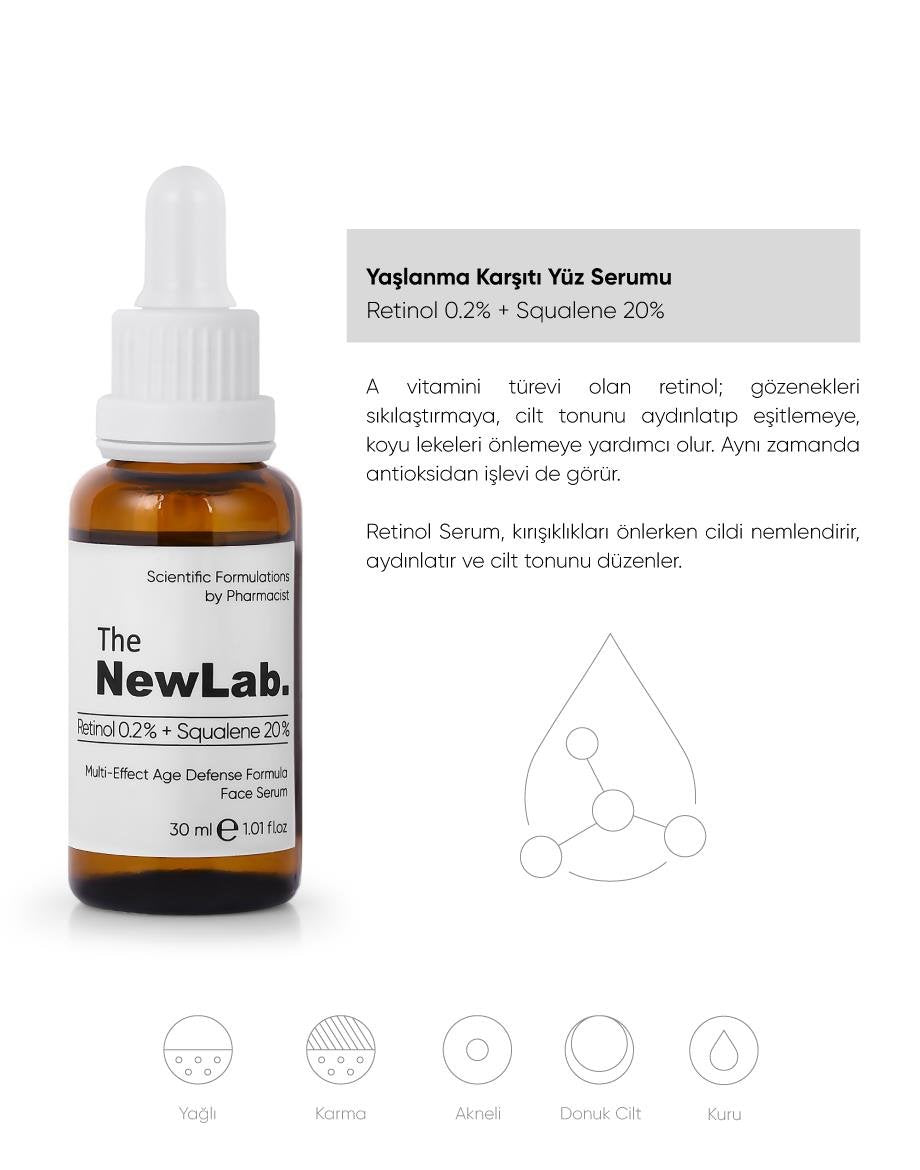 The NewLab Yaşlanma Karşıtı, Aydınlatıcı ve Güneş Koruyucu Bakım Seti