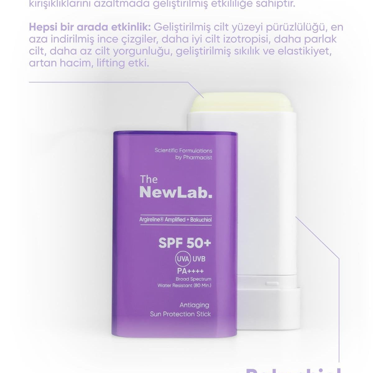 The NewLab Yaşlanma Karşıtı ve Yenileyici Stick Güneş Kremi
