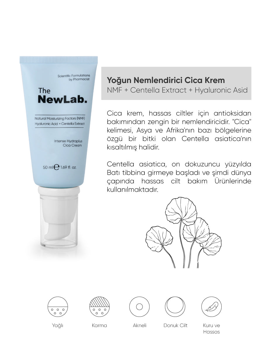The NewLab Tüm Ciltler için Nemlendirici Bakım Seti